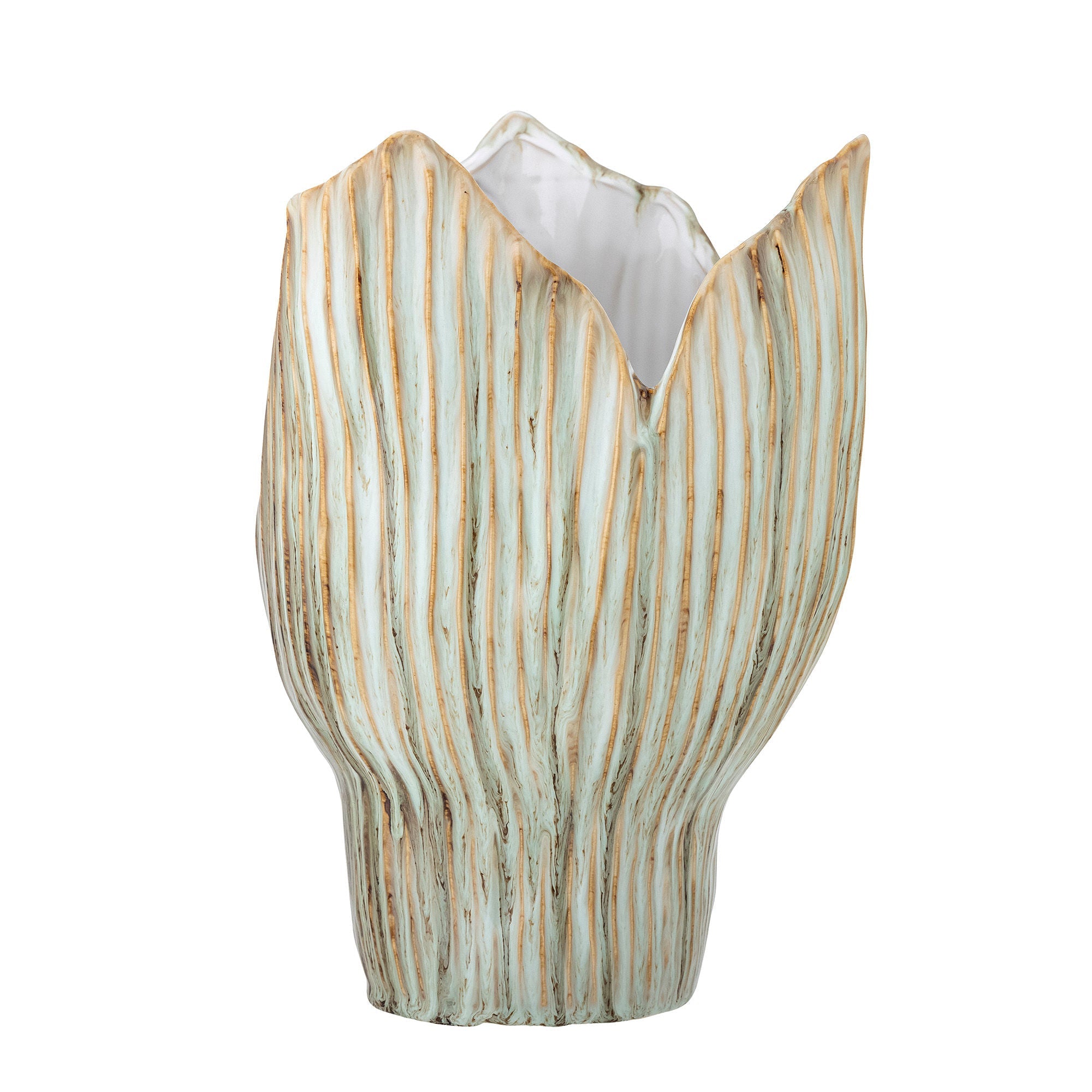 Bloomingville Mahira Vase, Green, Stoneware