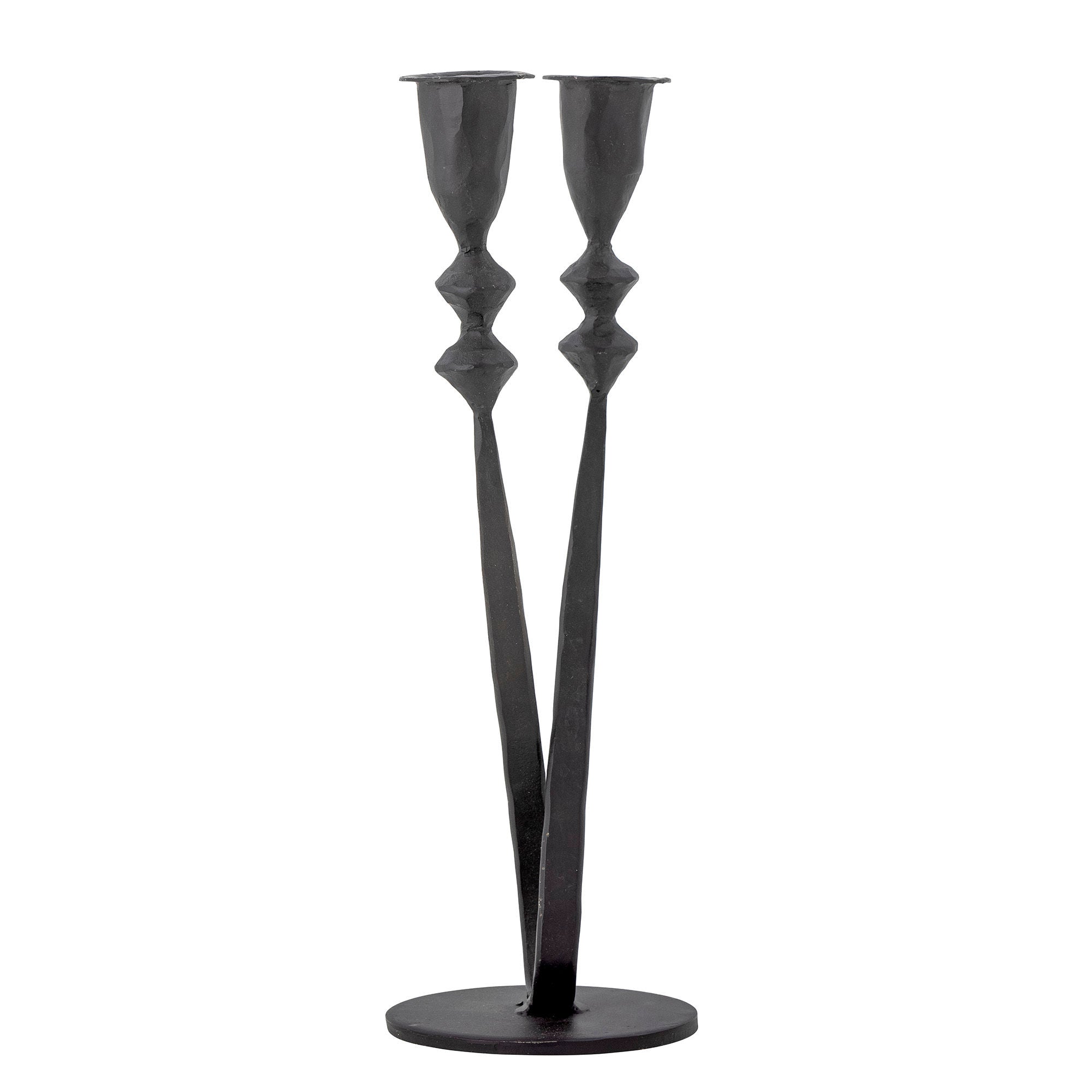 Creative Collection Penilla Candle Holder, Black, Metal
