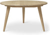 Carl Hansen CH008 salongbord Ø78 cm, såpe eik