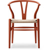 Carl Hansen Ch24 Wishbone Chair Beech Special Edition, Natural Cord/Soft Terracotta