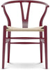 Carl Hansen CH24 Y-stol Beech Berry Red, Nature Braid