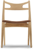Carl Hansen Ch29 P Chair, Oiled Oak/Brown Leather