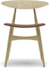 Carl Hansen Ch33 P Chair, Oiled Oak/Brown Leather
