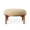 Carl Hansen Rf1903 F Sideways Footstool, Walnut Oiled/Baru 0330