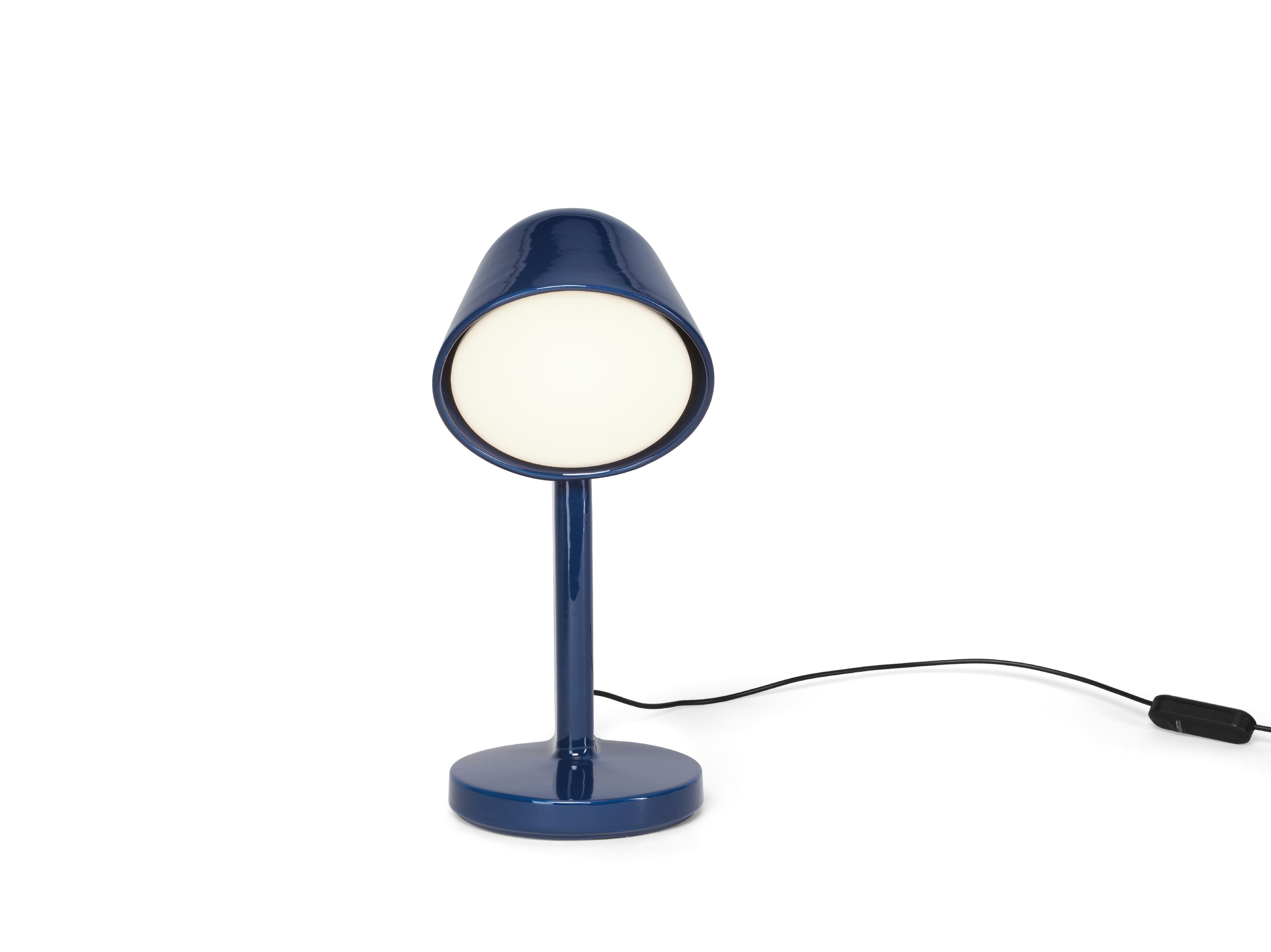 Flos Céramique Table Lamp Down, Navy Blue