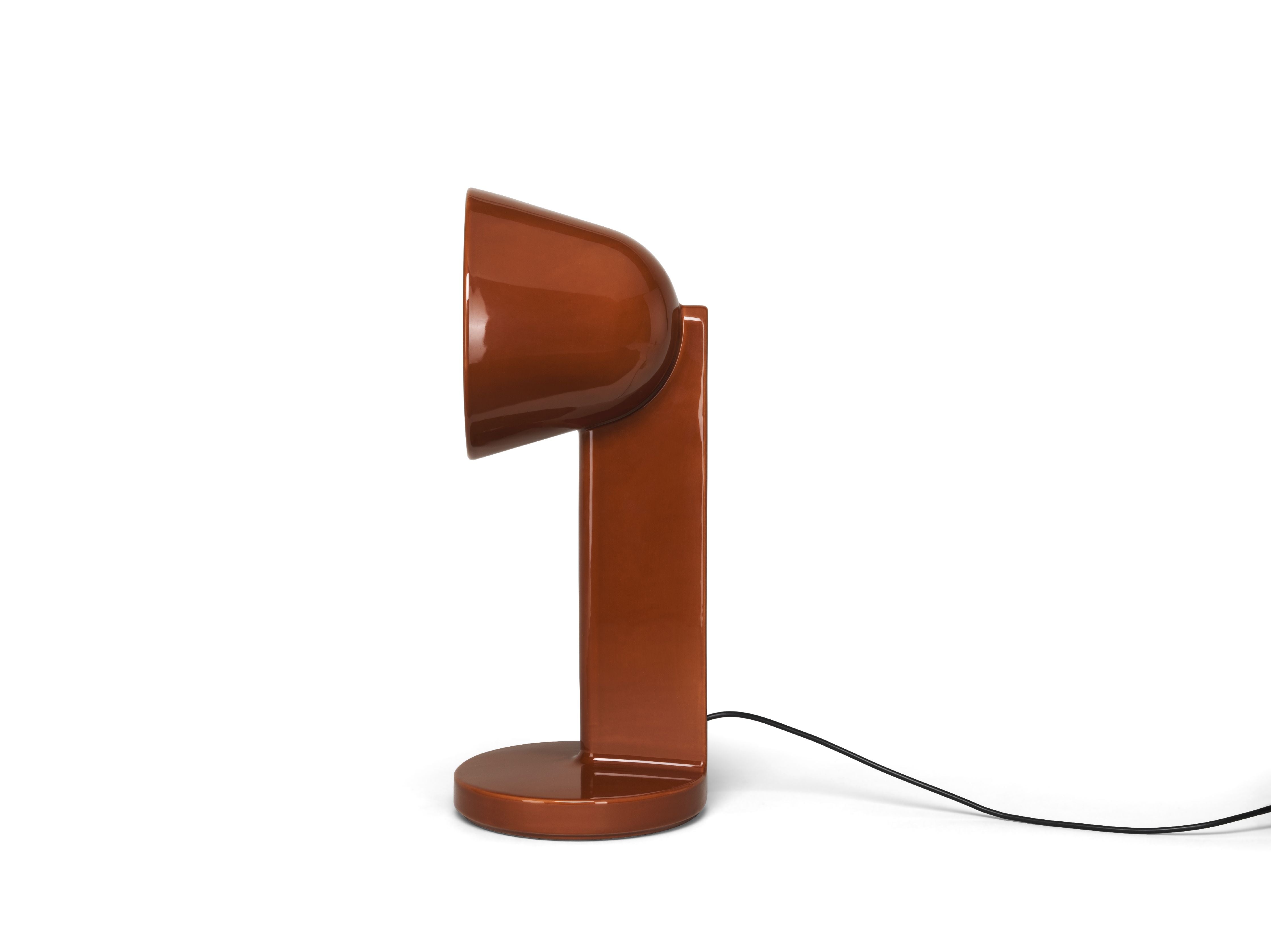 Flos Céramique Table Lamp Side, Rust Red