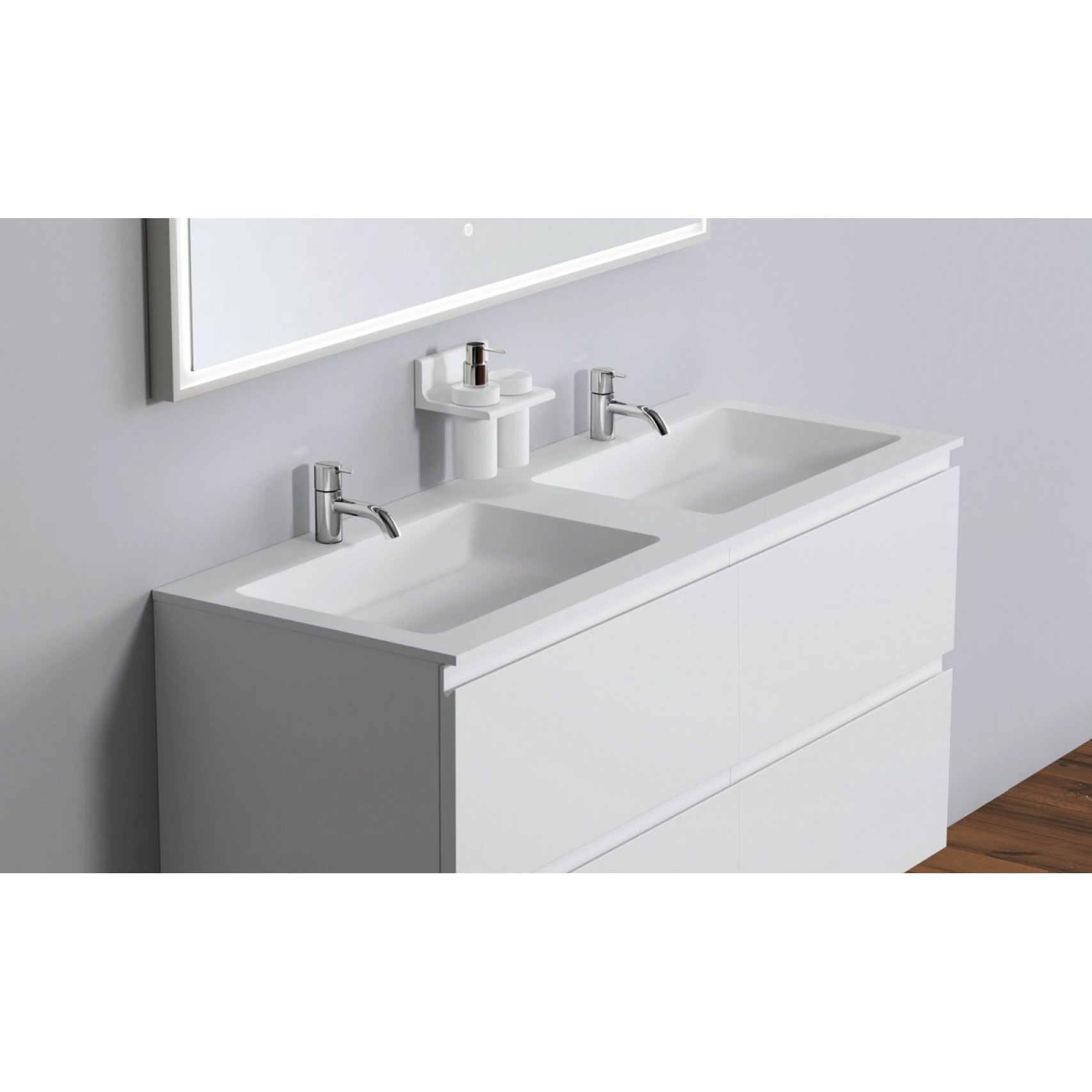 [product_category]-Copenhagen Bath Romsø Double Wash Basin, L120 Cm-Copenhagen Bath-5700300400702-30040070-COP-4