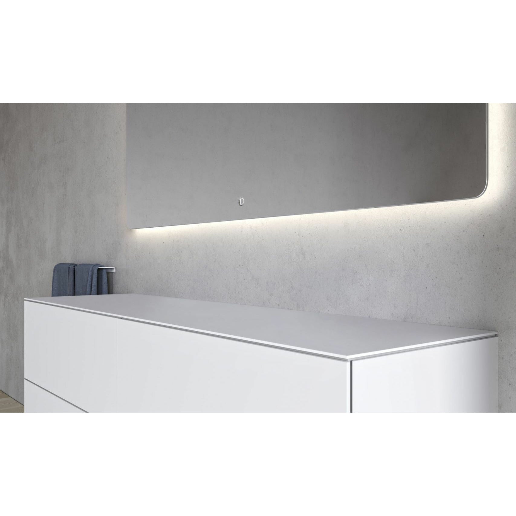 [product_category]-Copenhagen Bath Sq2 Double Cabinet With Countertop, L160 Cm-Copenhagen Bath-5700300102453-30010245-COP-5