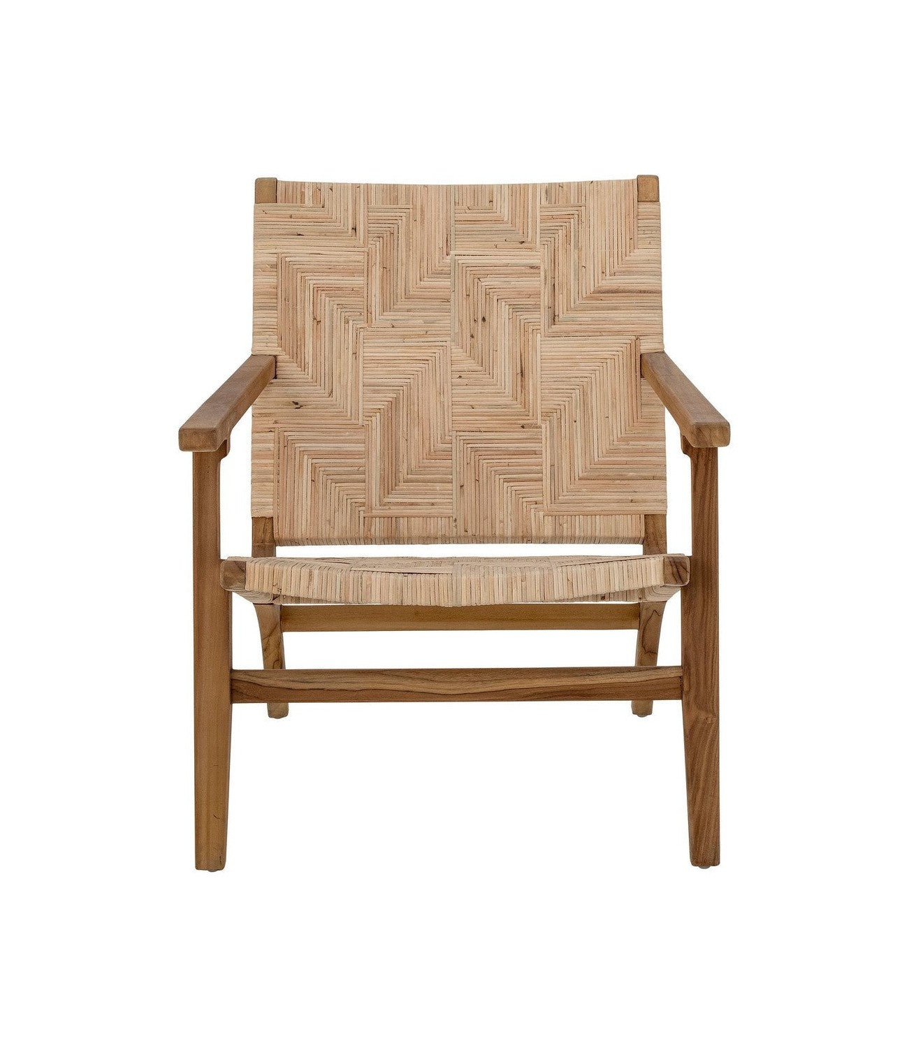 Creative Collection Mills Lounge Chair, Brown, Rattan