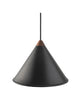 Cuero Namibia Pendant ø 25 Cm, Black/Copper With Black Cable
