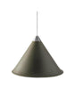 Cuero Namibia Pendant ø 25 Cm, Grass Green/Chrome With White Cable