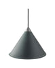 Cuero Namibia Pendant ø 25 Cm, Ocean Blue/Chrome With Black Cable