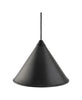 Cuero Namibia Pendant ø 35 Cm, Black/Black With Black Cable