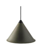 Cuero Namibia Pendant ø 35 Cm, Grass Green/Black With Black Cable