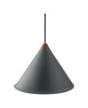 Cuero Namibia Pendant ø 35 Cm, Ocean Blue/Copper With Black Cable