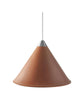 Cuero Namibia Pendant ø 35 Cm, Polo/Chrome With White Cable