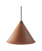 Cuero Namibia Pendant ø 35 Cm, Polo/Copper With Black Cable