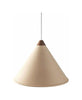Cuero Namibia Pendant ø 45 Cm, Crude Nature/Copper With White Cable