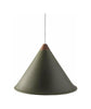 Cuero Namibia Pendant ø 45 Cm, Grass Green/Copper With White Cable