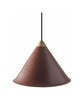 Cuero Namibia Pendant ø 45 Cm, Oak Brown/Brass With Black Cable