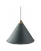 Cuero Namibia Pendant ø 45 Cm, Ocean Blue/Brass With Black Cable