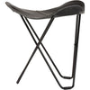 Cuero Pampa Flying Goose Stool, Black/Black