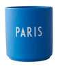 Design Letter's Favorite Mug Paris, Cobalt Blue