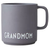 Design Letters Favorite Mug With Handle Dusty Purple, Grand Mom