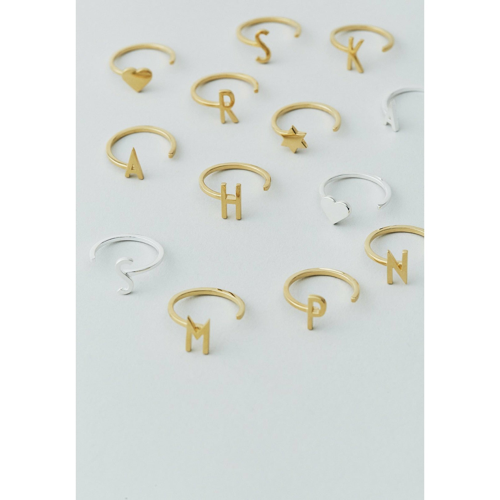 [product_category]-Design Letters Letter Ring A Z, 18k Gold Plated, L-Design Letters-5710498172268-90601000L-DES-4