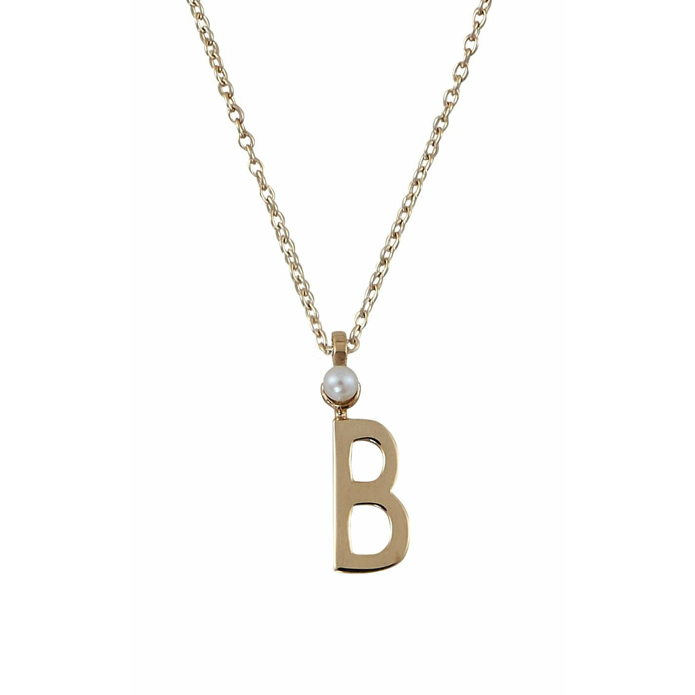 [product_category]-Design Letters Necklace In Pure Gold, B-Design Letters-5710498188696-90304012B-DES-1