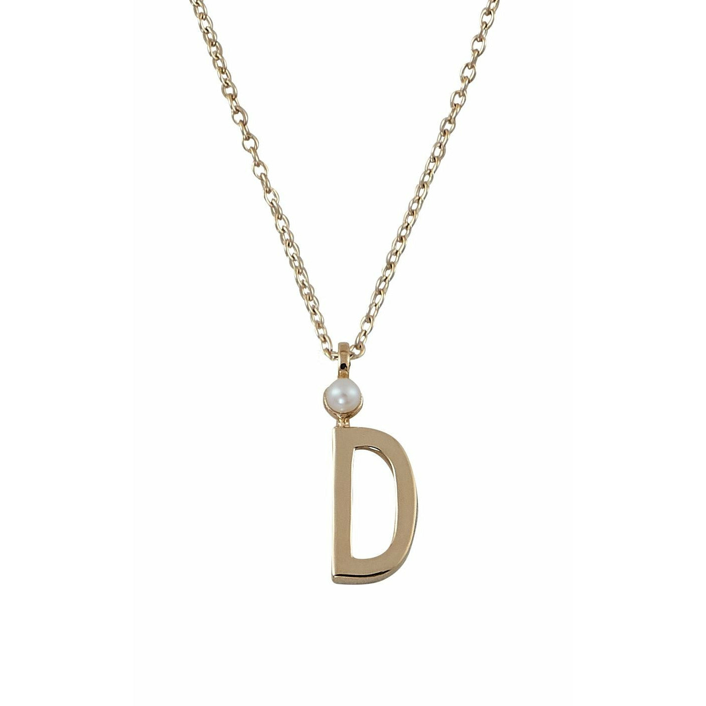 [product_category]-Design Letters Necklace In Pure Gold, D-Design Letters-5710498188535-90304012D-DES-1