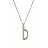 Design Letters Halskæde 14K Guld, D