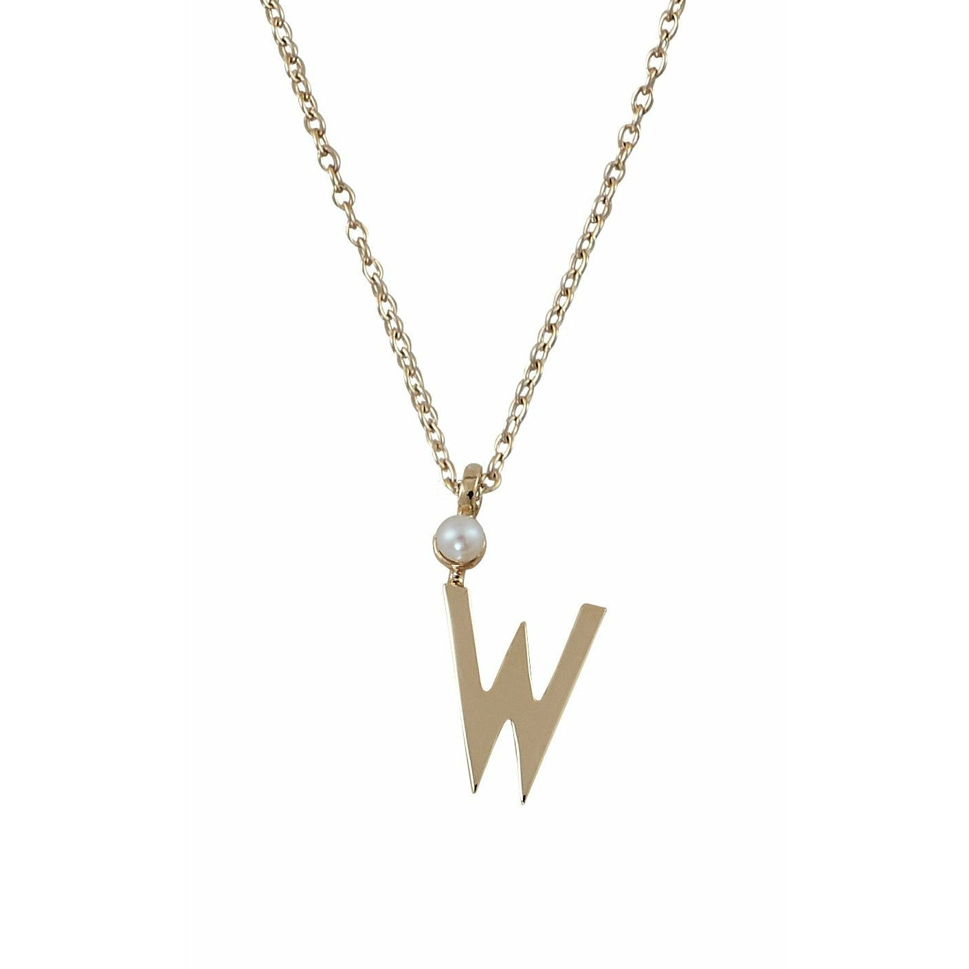 [product_category]-Design Letters Necklace In Pure Gold, W-Design Letters-5710498188481-90304012W-DES-1