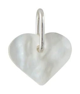 [product_category]-Design Letters Pearl Heart Charm, Silver-Design Letters-5710498192594-90305007PEARL-DES-1