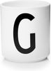Design Letters Personal Porcelain Mug A Z, White, G