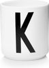 Design Letters Personal Porcelain Mug A Z, White, K