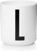 Design Letters Personal Porcelain Mug A Z, White, L