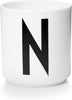 Design Letters Personal Porcelain Mug A Z, White, N
