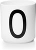 Design Letters Personal Porcelain Mug A Z, White, O