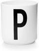Design Letters Personal Porcelain Mug A Z, White, P