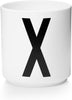 Design Letters Personal Porcelain Mug A Z, White, X