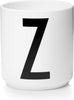 Design Letters Personal Porcelain Mug A Z, White, Z