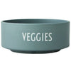 Design Letters Snack Skål Dusty Green, VEGGIES