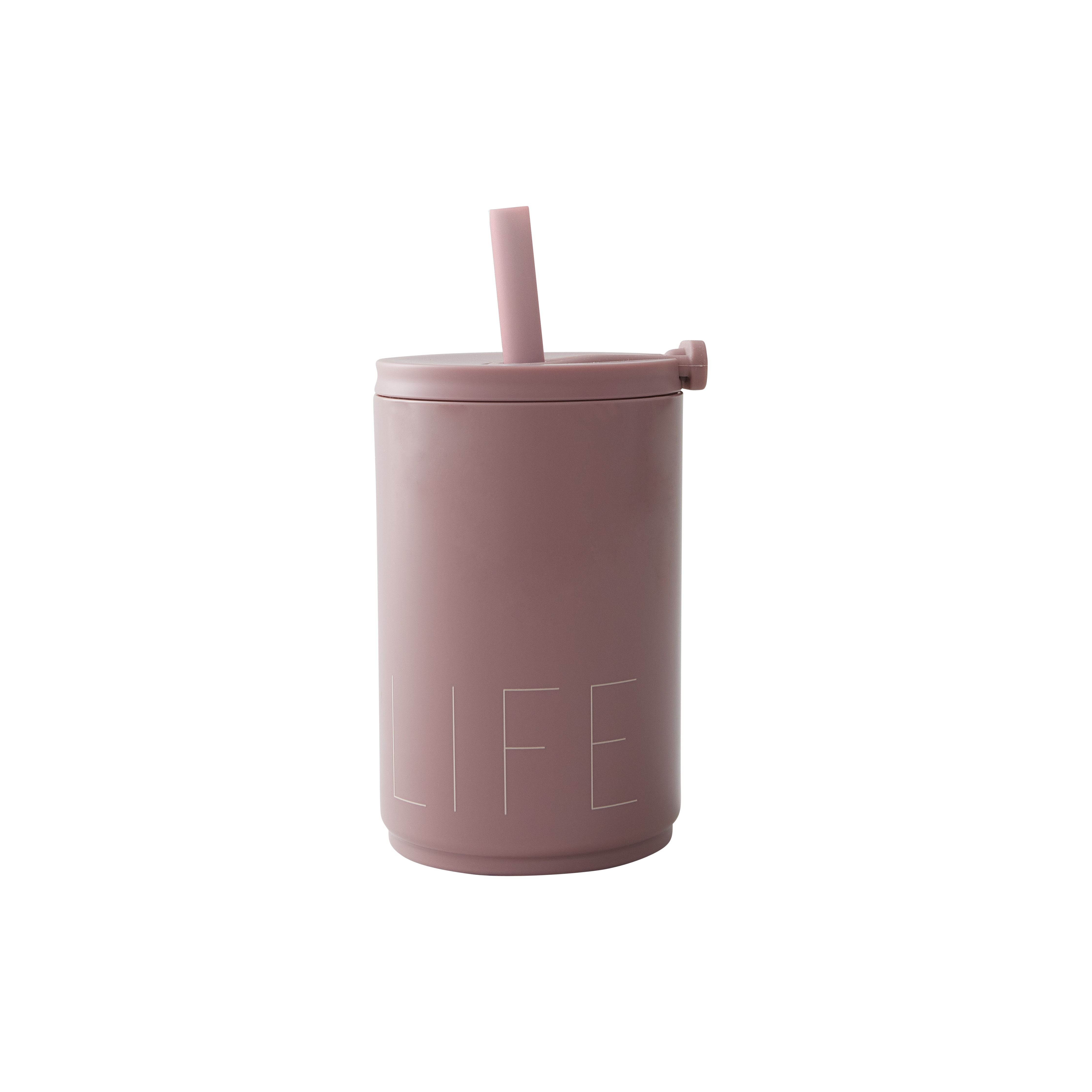 [product_category]-Design Letters Travel Straw Mug Life 330 Ml, Ash Rose-Design Letters-5710498190118-30101022ARLIFE-DES-1