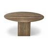 Dk3 Ten Round Dining Table Oak Smoked, ø150 Cm