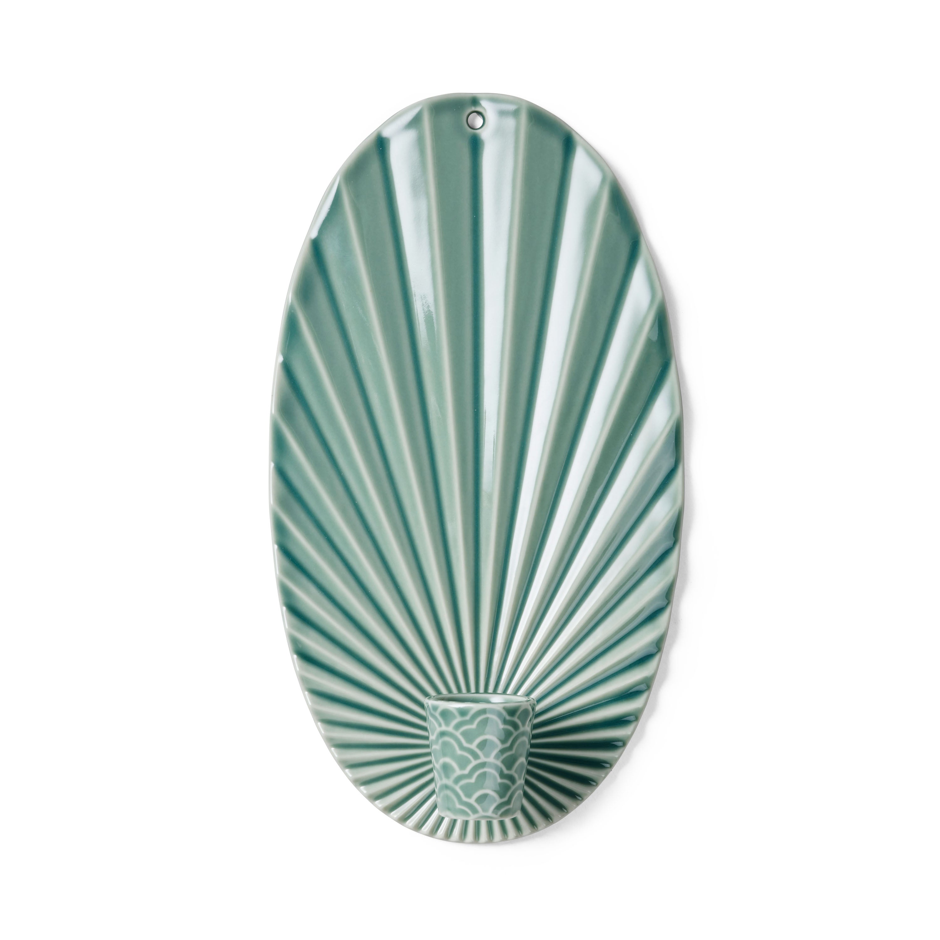 [product_category]-Dottir Pipanella Waves Candle Sconce Peacock-Dottir-5712466006346-11565-DOT-1