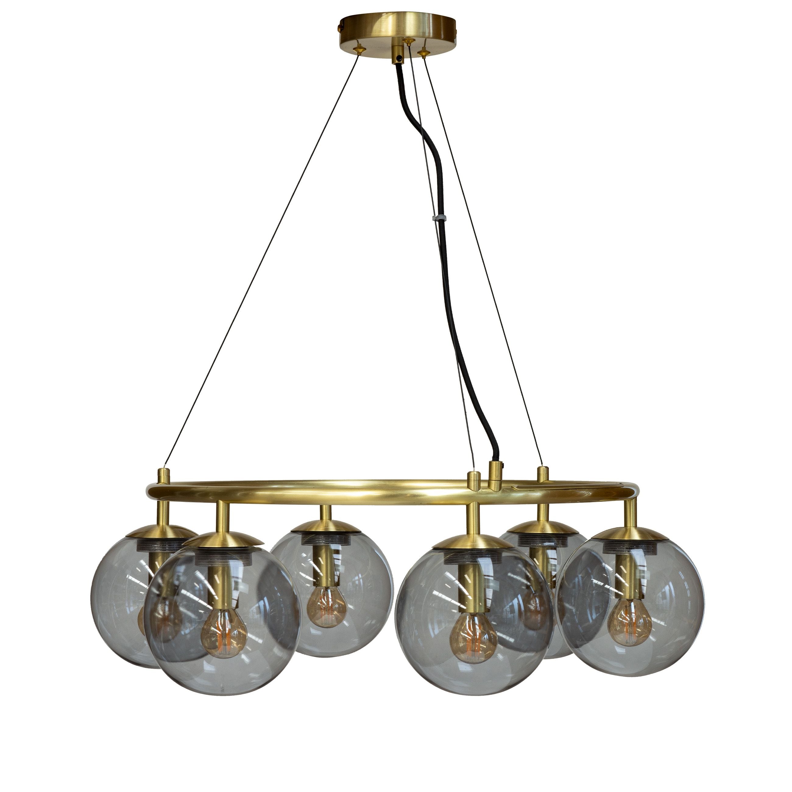 [product_category]-Dyberg Larsen Como 5 Pendant, Brass/Opal-Dyberg Larsen-5704709081449-8144-DYB-2