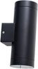 Dyberg Larsen Stege 2 Outdoor Wall Lamp, Matt Black