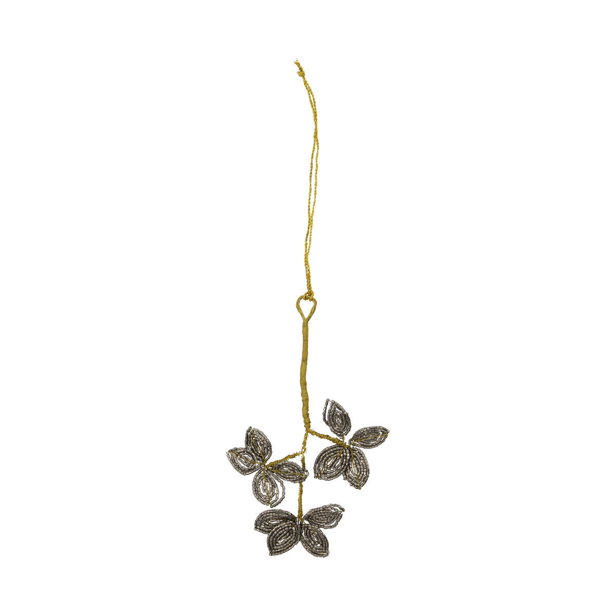 House Doctor Ornaments, HDPearl, Grey/Gold
