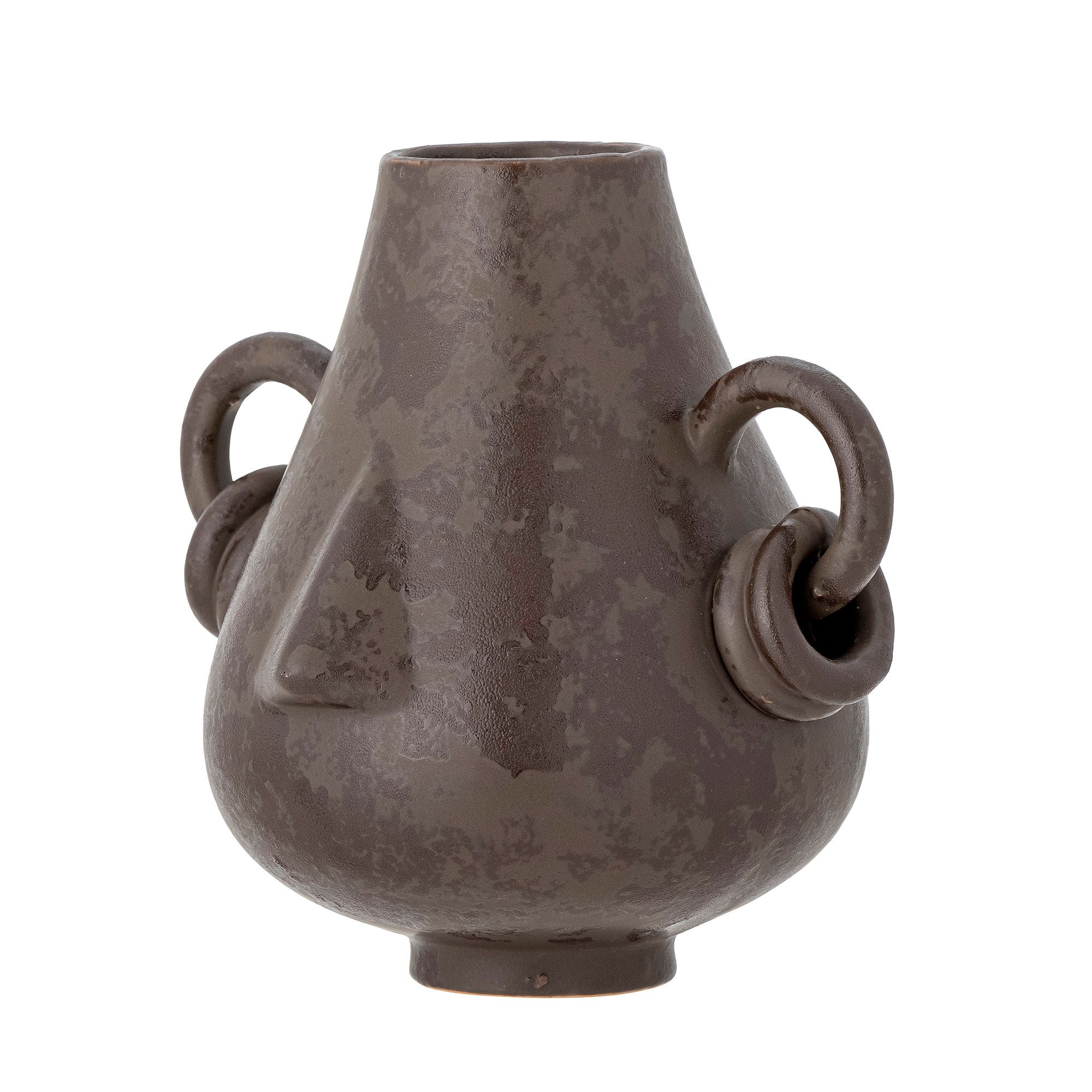 Bloomingville Tarun Deco Vase, Brown, Stoneware